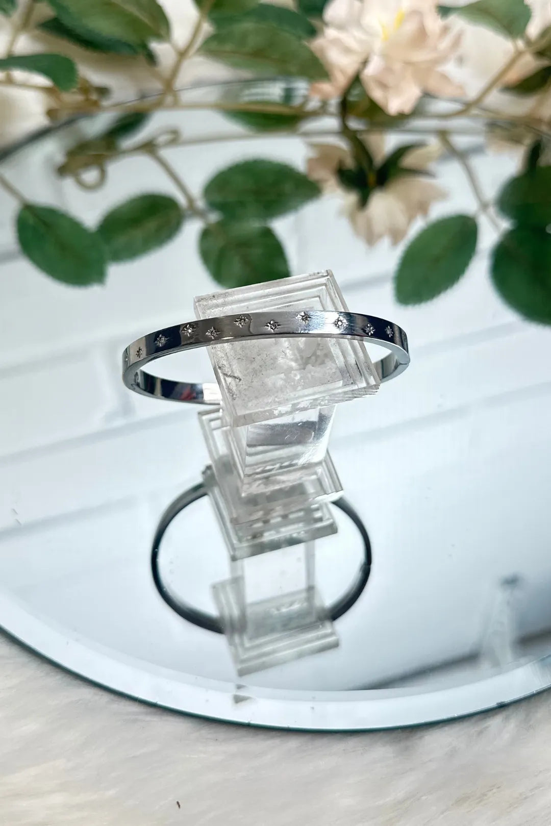 Tähtikuvioinen Stainless Steel -rannekoru