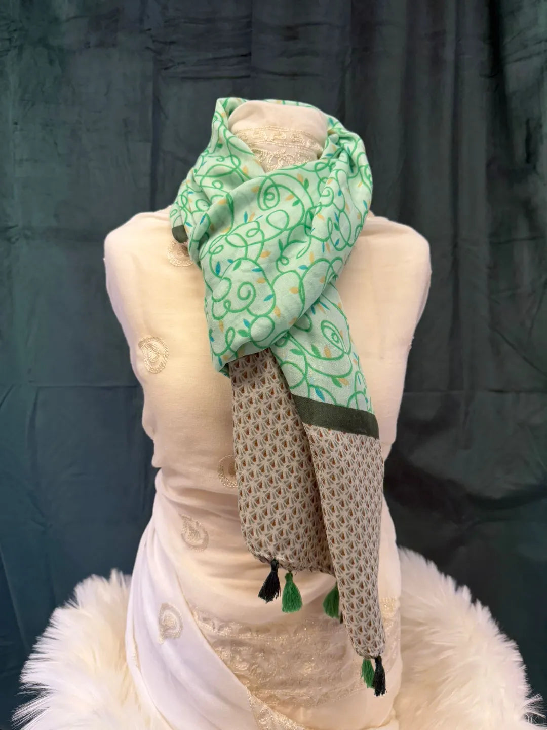 Kevyt huivi - Vihreä