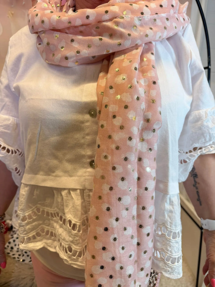 Pilkkukuosinen huivi - Emmi