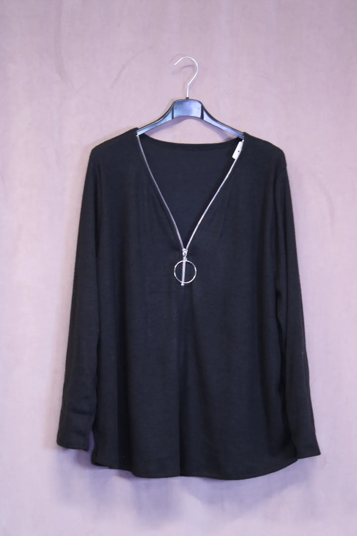 Paita vetoketjulla Hannele