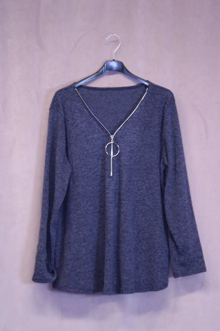 Paita vetoketjulla Hannele