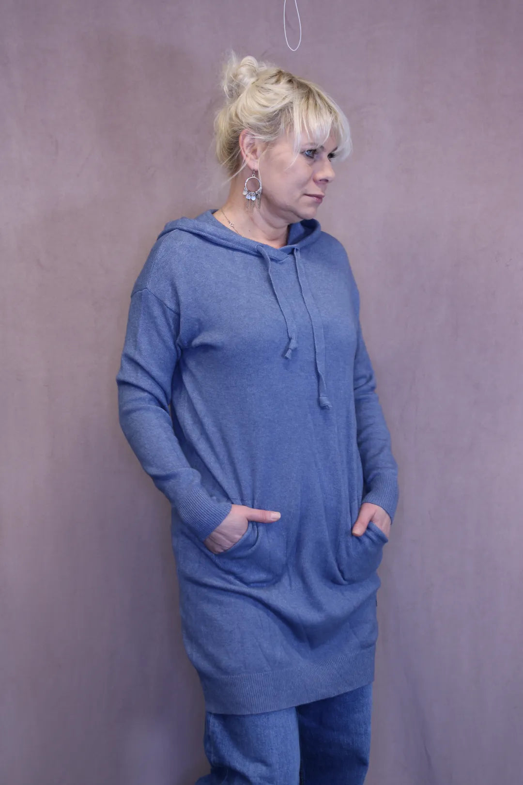 Pitkä neulehuppari Johanna