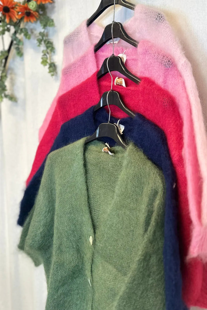 Kid mohair-neuletakki - Hanna