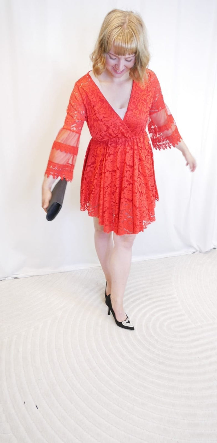 Lyhyt pitsimekko/tunika M