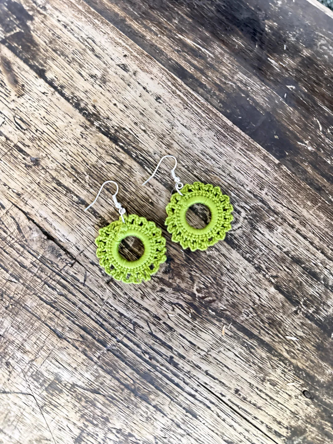 Virkatut korvikset Mia