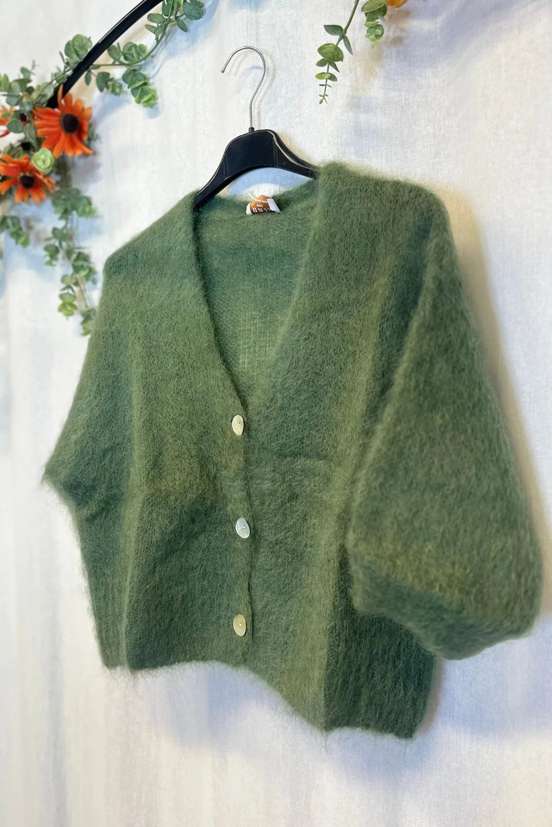 Kid mohair-neuletakki - Hanna