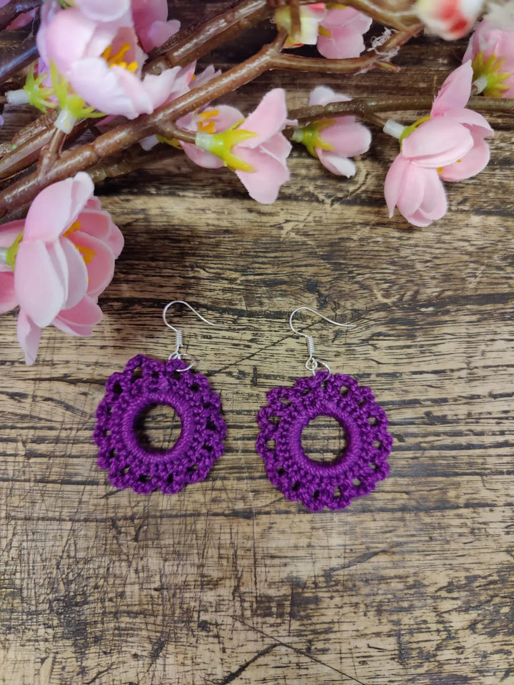 Virkatut korvikset Mia